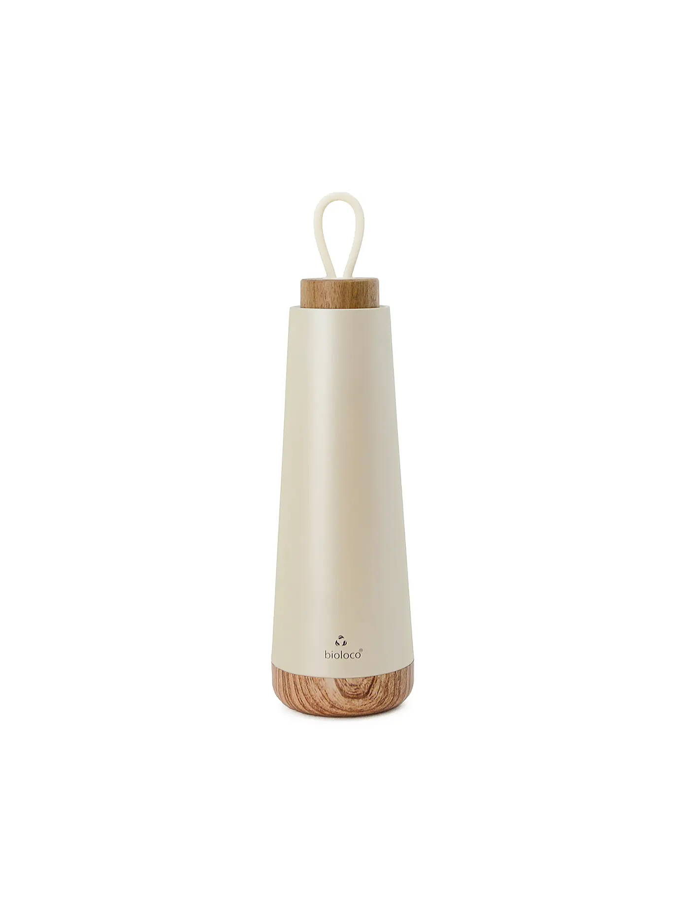 CHIC.MIC | Isolierflasche bioloco loop 500ml Dark Sage | creme